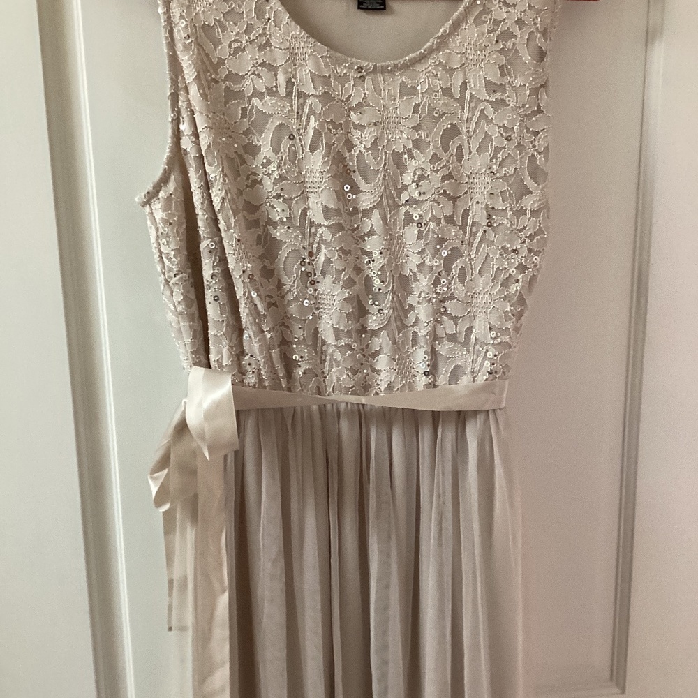 Women’s floor length ball gown